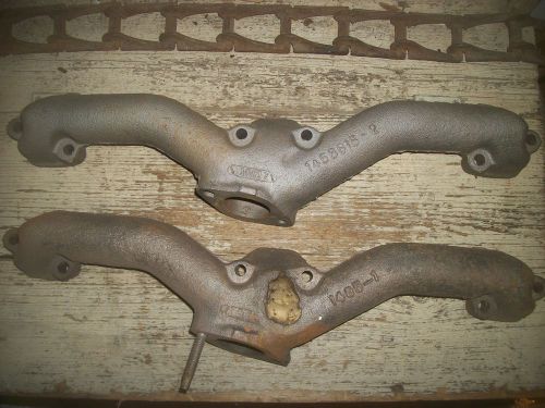Vintage 57 ? 67 ? chevy / ford / mopar / rat rod pair of exhaust manifolds