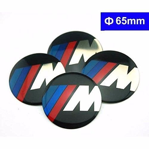 4pcs car sticker wheel hub cap logo cover m m3 m5 x series