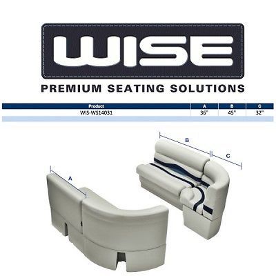 Wise boat seats medium bow radius front group