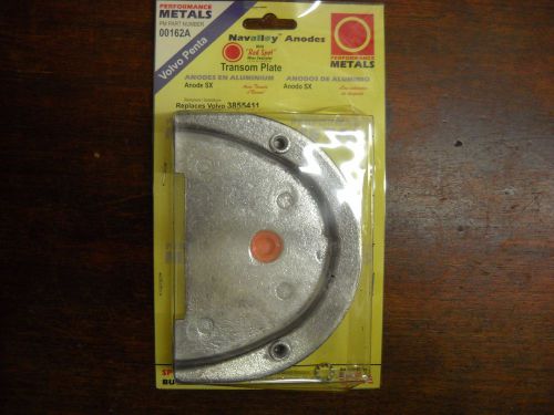 New performance metals pt# prf00162a volvo penta transom plate anode rpl 3855411