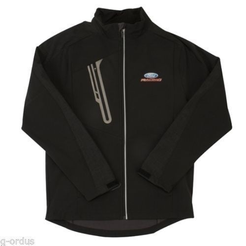 New officially license mens black ford racing xxl 2xl soft shell racing jacket!