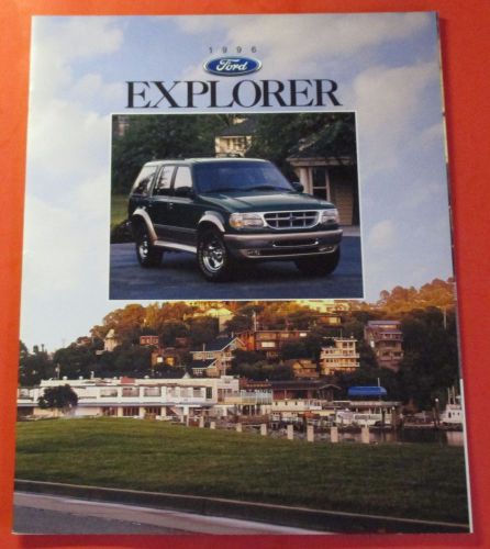 1996 ford explorer lineup showroom sales brochure..20-pages