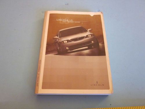 2005 lincoln ls factory owners manual