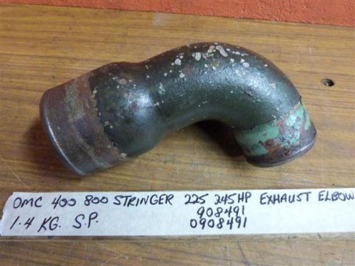 Omc springer exhaust pipe elbow v8 225 245 hp 1974-1976 908491 shift sterndrive