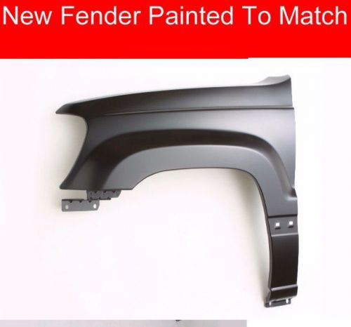 New 1999-2004 jeep grand cherokee passenger front fender painted to match