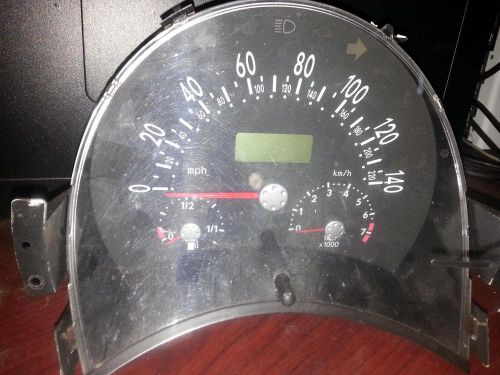 Volkswagen beetle speedometer (cluster), thru vin 430000, mph, 2.0l, mt 01