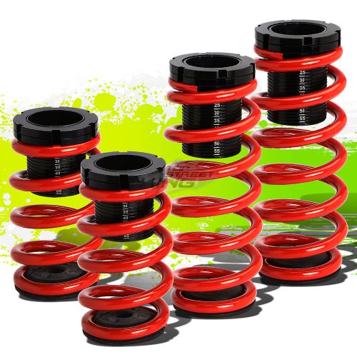 For 93-97 ford probe/mx6 front+rear racing coilover 1-3&#034;lowering spring red