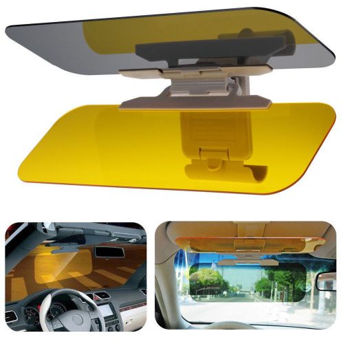 Hd anti-glare auto car flip down shield sun visor day night vision block view uv