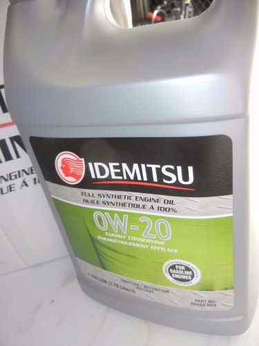 3 gallons pack idemitsu 0w20 synthetic engine motor oil for lexus toyota scion