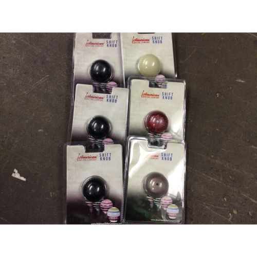 6 pack of retro/billiard series custom shift knobs gear shift knob no reserve