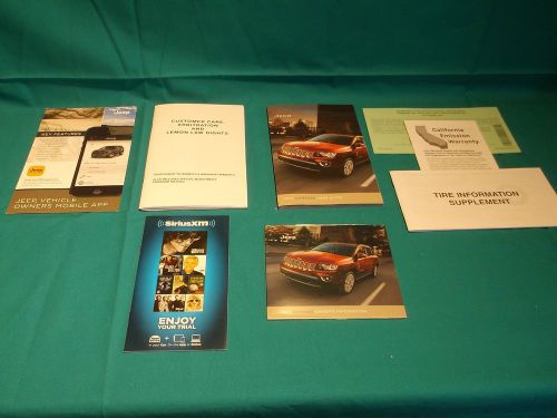 2016 jeep compass owners manual users guide set !!! free shipping!!!