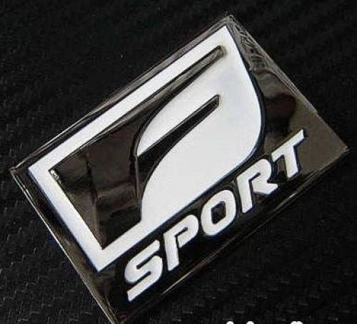 F-sport f sport metal emblem 65x45mm 2.55&#034;x1.75&#034;