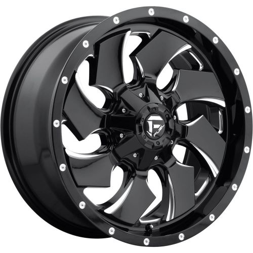 17x9 black milled cleaver d574 8x170 +1 wheels ct404 lt285/70r17 tires