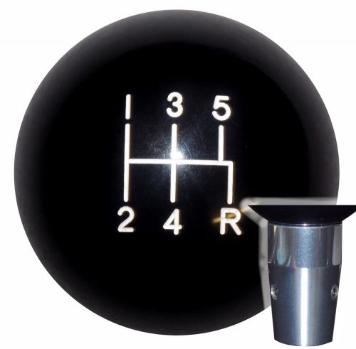 Black 5 speed -r nonthreaded shift knob kit u.s. made