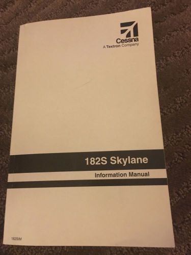 Cessna 182s skylane information manual