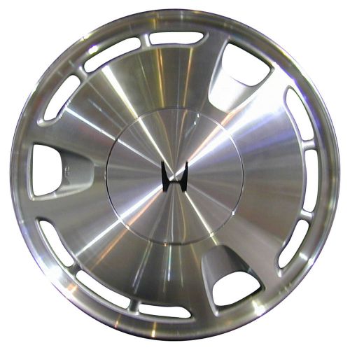 Oem reman 14x5.5 alloy wheel light charcoal painted with machined face-63821