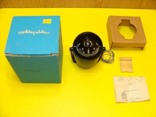 Airguide brookstone boat compass in box with papers hardware instructions