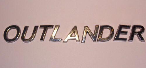 2003 2004 2005 2006 mitsubishi outlander rear emblem nameplate letters chrome