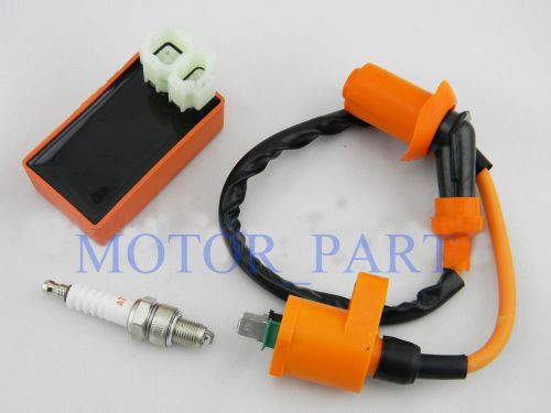 Racing cdi, ignition coil,spark plug a7tc for gy6 50cc 125cc 150cc scooter usa!