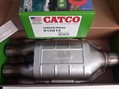 Catco 912013 dual in catalytic converter california carb obdii d280-101 airtek