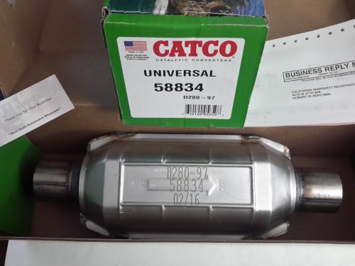 Catco 58834 obd1 universal catalytic converter california legal obdi  d280-97