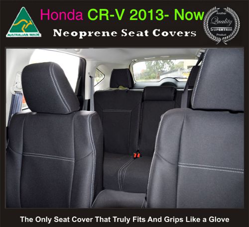 Front and rear seat cover (2013--now) honda cr-v premium neoprene waterproof