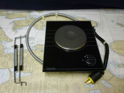 Princess glass top single burner rv stove - model 1244-1100