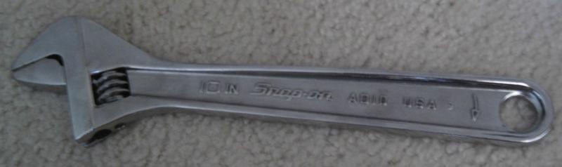 Snap on tools 10" adjustable wrench ad10