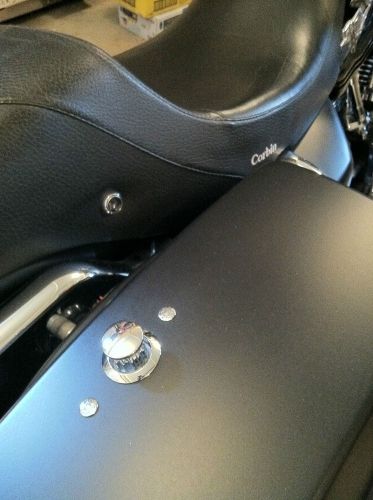 Harley touring, flt/flhtp electra glide push button kit for police saddlebags
