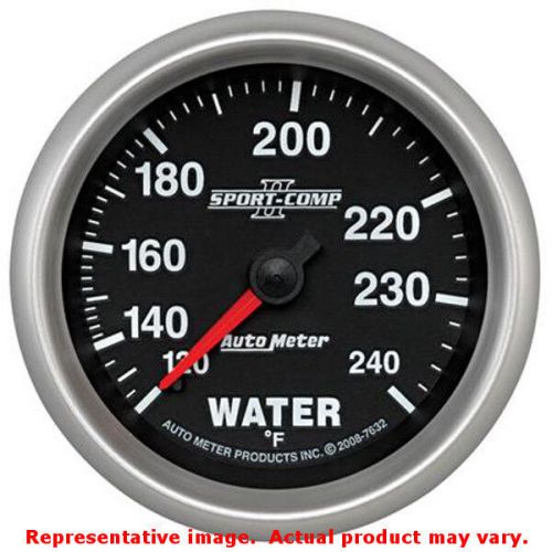 Auto meter 7632 auto meter sport-comp ii gauges 2-5/8in range: 120-240 f fits:u
