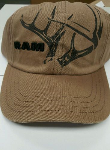 Ram cap with antlers