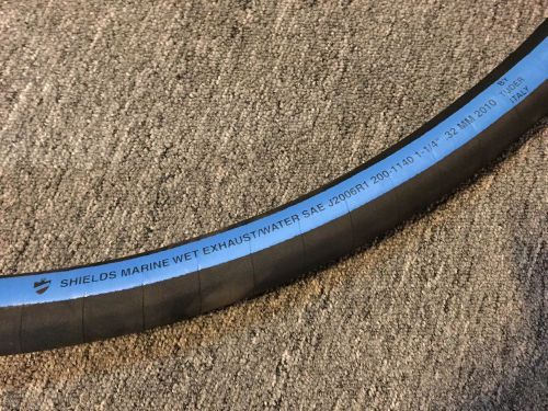 Shields wet exhaust hose no/wire 1 1/4&#034; id # 200-1140  apx 7.5&#039; long