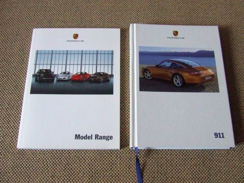 Porsche 911 (997)  hardback brochure 2007 + porsche 997 model range brochure