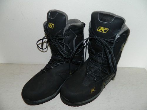 Klim goretex boots, model 3108, cold weather, snowmobiling, hunting size 10