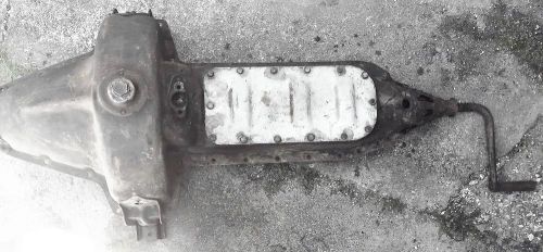 Model t ford 3 dip oil  pan crankcase with crank, original, 1915-1921