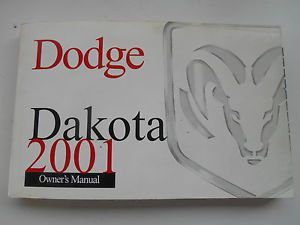 Nos mopar owners manual - 2001 dakota