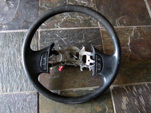 Oem 1996-97 ford f150  leather steering wheel black