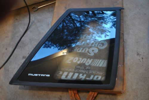 87-93 mustang coupe quarter glass