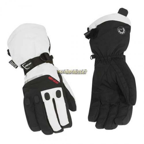 Ski-doo men&#039;s holeshot gloves - white