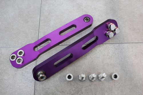 02-06 acura rsx dc5 base type s rear lower control arms lca performance purple