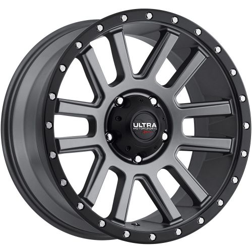 20x9 gray ultra xtreme x107 107 5x5 +10 wheels lt285/55r20 tires