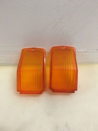 My mgb lucas side marker light! lower sections! pair! l677! no reserve!