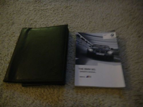 2012 bmw m3 owners manual set + free shipping