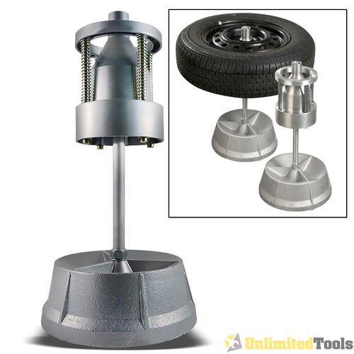 Hd portable wheel balancer bullseye bubble level tire hub rim home diy car truck