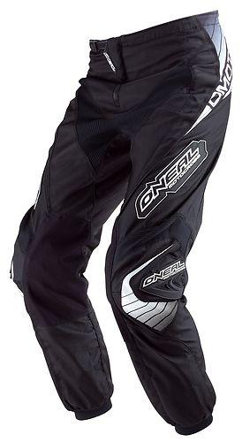 New oneal-mx racewear element adult motocross/offroad pants, black/white, us-32