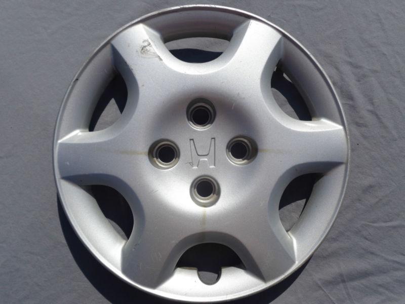 98-00 honda civic hubcap wheel cover 14" oem 44733-s01-a100 hol# 55043 #h13-a635