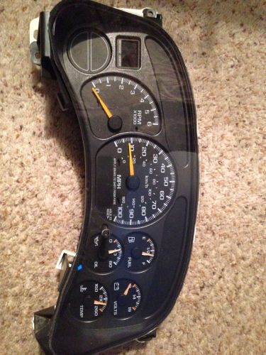 01 sierra  silverado dash speedometer display gauges