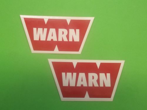 Warn  off road winch decals stickers nos