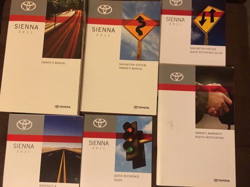 2011 toyota sienna owners manual