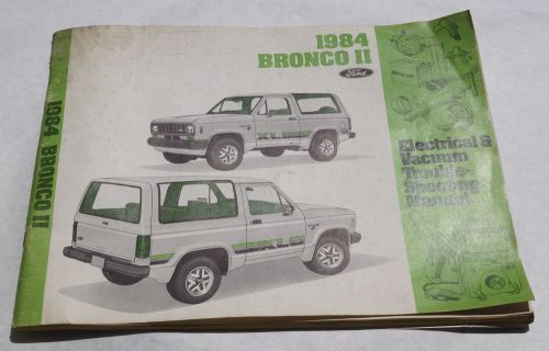 1984 ford bronco ii oem  wiring diagrams service manual evtm book 42200